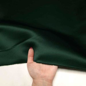 پارچه ساتن آمریکایی رنگ سبز تیره - پارچه مینل