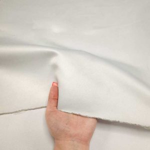 پارچه ساتن آمریکایی رنگ سفید یخچالی - پارچه مینل